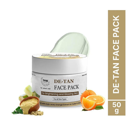 DE-Tan Face Pack for Glowing & Radiant Skin 50gm (Women)